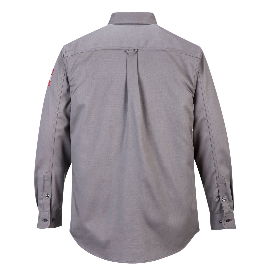 Bizflame Button Up Work Shirt in Gray